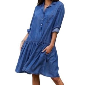 Grayson The Changemaker Dress in Liquid Denim